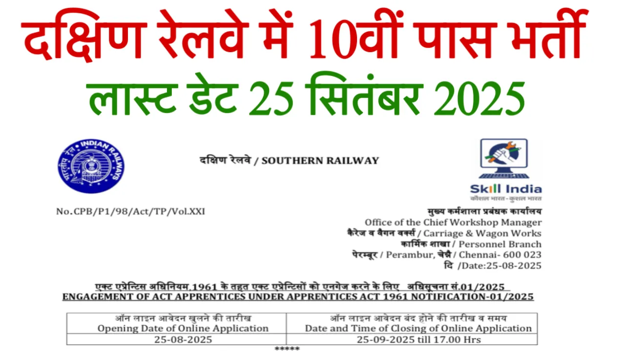 RRC SR Apprentice Recruitment